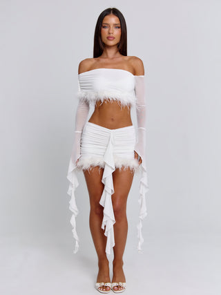 GILDA MINI SKIRT WHITE Mini Skirt 