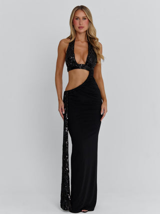 GIULSY MAXI DRESS BLACK Maxi Dress 