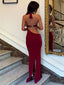 GIULSY MAXI DRESS BURGUNDY Maxi Dress 