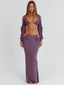HADASA MAXI SKIRT PURPLE Maxi Skirt 