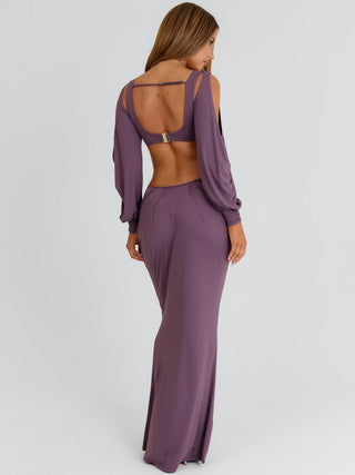 HADASA MAXI SKIRT PURPLE Maxi Skirt 