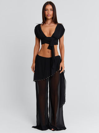 HAILLIE PANTS BLACK Pants 
