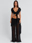 HAILLIE TOP BLACK Crop Top 