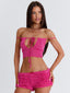 HALLEE CROP TOP PINK Crop Top 