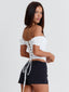 HANNAI TOP WHITE Crop Top 