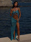 HARRPER MAXI SKIRT TURQUOISE Maxi Skirt 