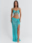 HARRPER MAXI SKIRT TURQUOISE Maxi Skirt 