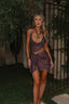 HAVEN MINI DRESS MAUVE LEOPARDO Mini Dress 