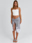 LAELIA MIDI SKIRT SILVER Midi Skirt 