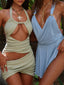 SAIDEE MINI DRESS BLUE Mini Dress 