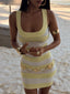 TERESA MINI DRESS YELLOW STRIPE Mini Dress 