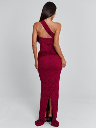 Irma Maxi Dress Burgundy | Outcast UK Irma Maxi Dress Burgundy | Outcast UK