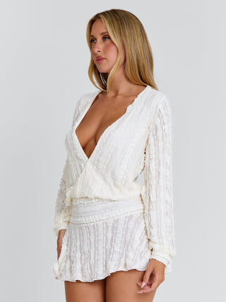 IZZY MINI DRESS CREAM Mini Dress 