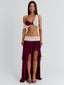 JADAI MAXI SKIRT WINE Maxi Skirt 