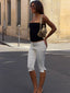 JAKAIA CAPRI PANTS WHITE Pants 