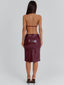 JAMEELA MIDI SKIRT BURGUNDY Midi Skirt 