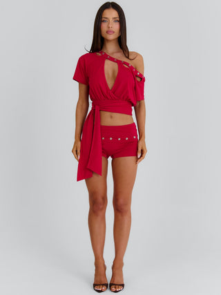 JANIYA CROP TOP RED Crop Top 