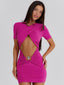 JAYNE MINI DRESS FUCHSIA Mini Dress 