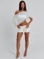 JILLIAN MINI SKIRT WHITE Mini Skirt 