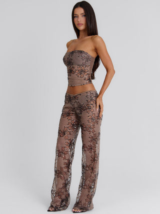 JOCELYNN PANTS TAUPE Pants 