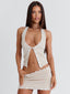 JOVIE TOP BEIGE Crop Top 