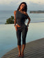JULIETT CAPRI PANTS DARK GREY Pants 