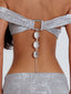 KALISHA TWO PIECE MINI DRESS SILVER Mini Dress 