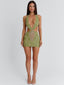 KAMARI MINI DRESS GREEN Mini Dress 