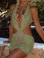 KAMARI MINI DRESS GREEN Mini Dress 