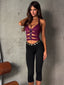 KAMILA CROP TOP PURPLE Crop Top 