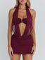 KARIEL MINI DRESS PURPLE Mini Dress 