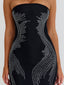 KATHIE DRESS BLACK Maxi Dress 