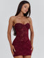 KAYAH MINI DRESS WINE Mini Dress 