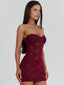 KAYAH MINI DRESS WINE Mini Dress 