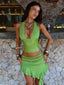 KELLEE MINI SKIRT GREEN Mini Skirt 