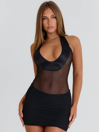 LAURI MINI DRESS BLACK Mini Dress 