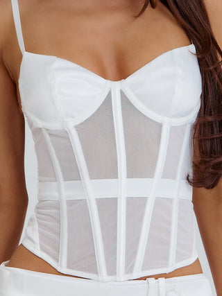 LAVANYA CORSET TOP WHITE Corset 