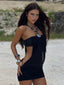 LIZETH MINI DRESS BLACK Mini Dress 