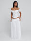 LUBELA MAXI SKIRT WHITE Maxi Skirt 
