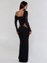 LUMINA MAXI DRESS BLACK Maxi Dress 