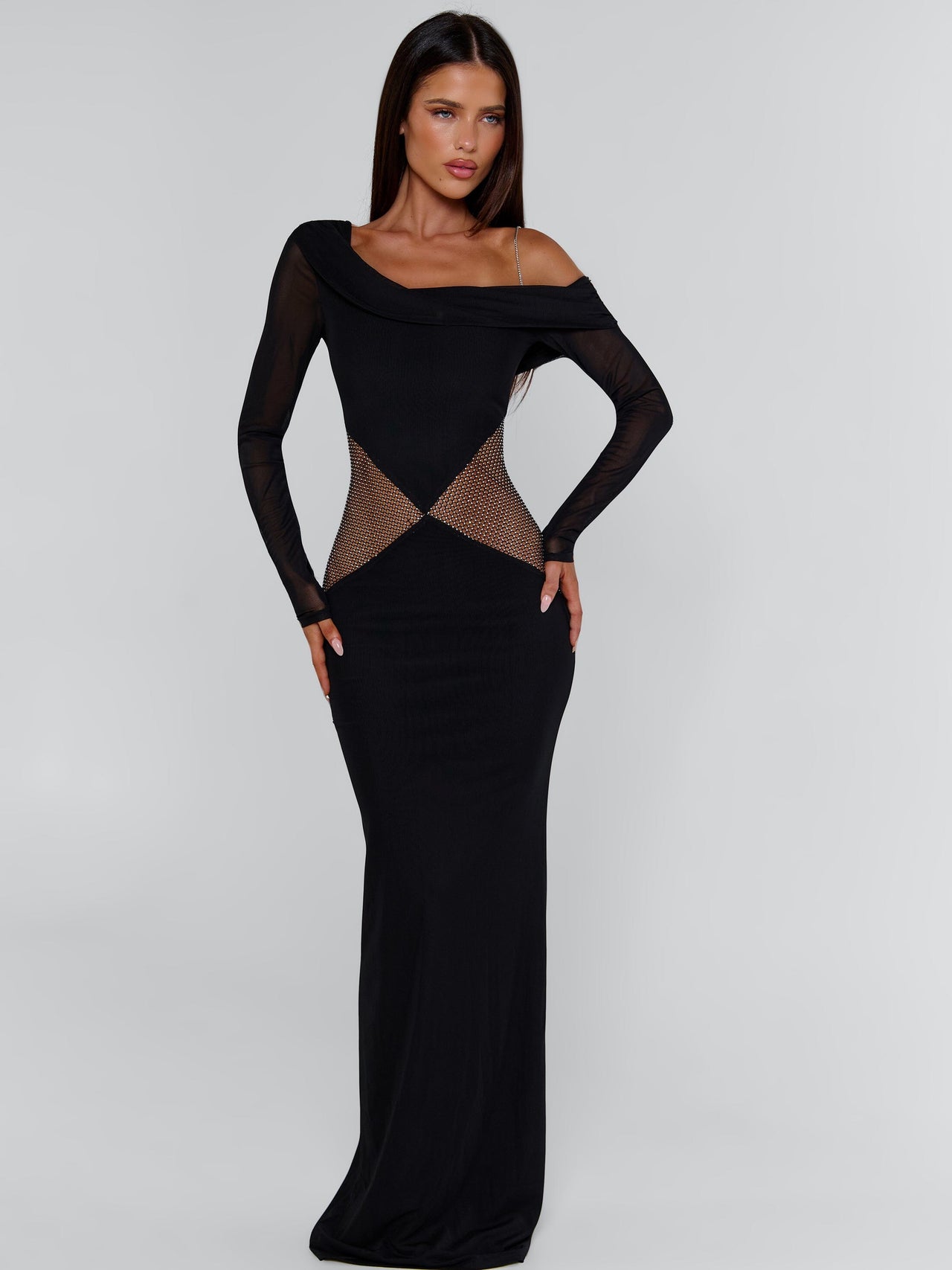 Lumina Maxi Dress Black | Outcast UK