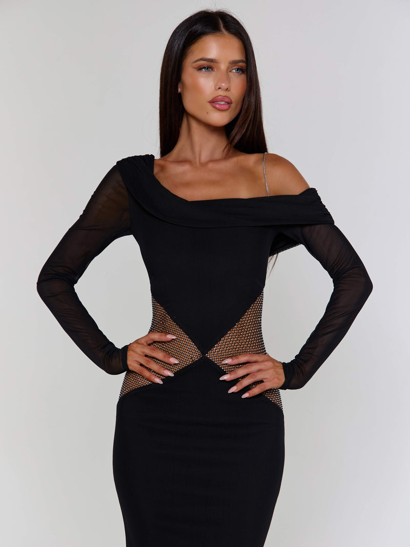 LUMINA MAXI DRESS BLACK Maxi Dress 