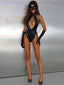 LUNETH BODYSUIT BLACK Bodysuit 