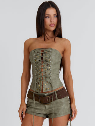 LUNEXA SHORT KHAKI Shorts 