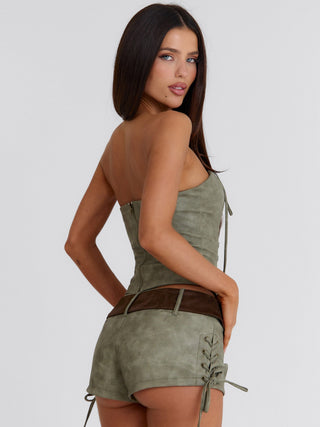 LUNEXA SHORT KHAKI Shorts 