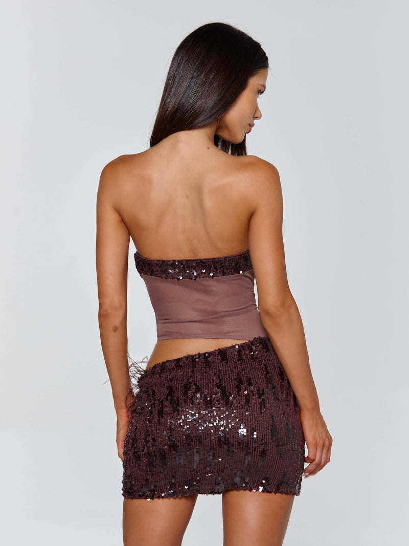 LYLA MINI DRESS CHOCOLATE Mini Dress 
