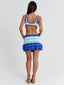 MADELYNN MINI SKIRT BLUE STRIPE Mini Skirt 