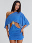 MADISYN MINI DRESS BLUE Mini Dress 