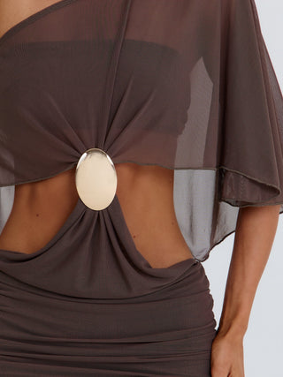 MADISYN MINI DRESS CHOCOLATE Mini Dress 