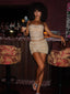 MALIYAH MINI SKIRT GOLD Mini Skirt 